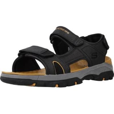 Skechers Tresmen-Hirano 204106-BLK, Mannen, Zwart, Sportsandalen maat: 41 EU