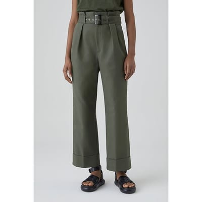 Closed Shannah Pants Pine Green Maat: W23 | Straight Broeken Outlet | Dames | Groen