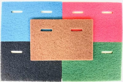 Axiom Pronet - Vloerpad bruin - 55 x 35 cm - pads passend voor Tomcat Edge stick Excentr 55-35 en Edgefix XL - 5 stuks vloerpads
