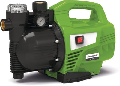 Tuinpomp met voorfilter en kunststof behuizing voor schoon water - capaciteit 4500 l/u - 1,1 kW 230 V Cleancraft GP 1106P