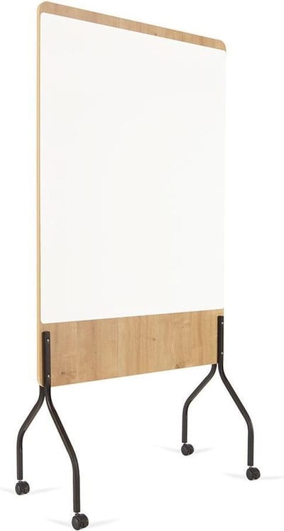 Rocada Natural verrijdbaar whiteboard 100x120 cm - Magnetisch - Mobiel