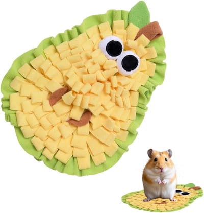 Hondensnuffelmat - Activiteitenspeelgoed - Langzaam Eten - Machinewasbaar Materiaal - 25 x 20 cm - Multicolor