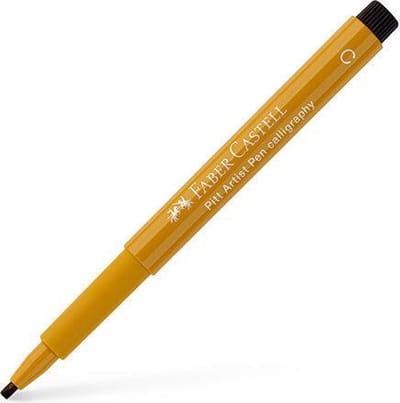 Faber-Castell kalligrafiepen - Pitt Artist Pen - C - 268 groen goud - FC-167568