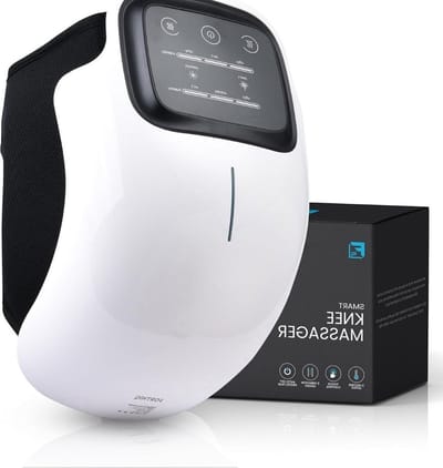 Thuys -Knie Massage Apparaat - Rood Lichttherapie Met 3 Verstelbare Warmtes en Trillingen - Infrarood Massageapparaat – Draadloos - Wit
