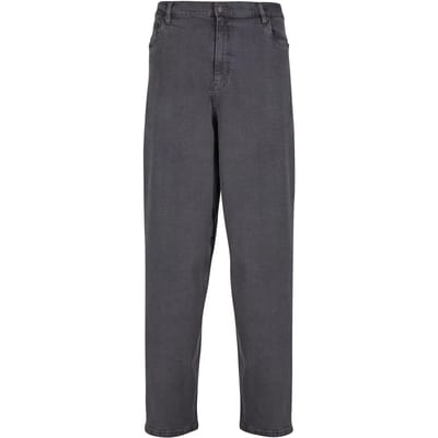 Urban Classics - 90´s Heavy Denim Broek rechte pijpen - Taille, 28 inch - Grijs