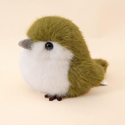 Verschillende Schattige Kiwi Vogels Pluche Speelgoed Toekan Papegaai Circus Blauwe Gekroonde Goura Cristata Uil Hop Hop Berg Zwarte Oog Dieren about 10-12cm