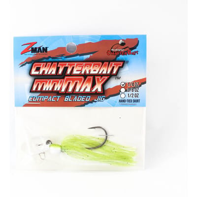Zman Chatterbait Mini Max Zinkend Kunstaas 1/4 Oz Gizzard Shad (7821) brown