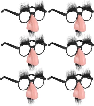 Grappige Bril met Grote Neus en Snor - Perfect voor Halloween Kostuums en Verjaardagsfeestjes - Plastic Feestaccessoire