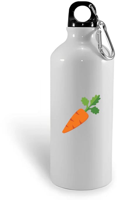Hacebo® - Wortel waterfles - Groente - Groente liefhebbers - peen - gezond eten - water fles - 400ML