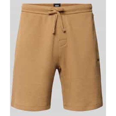 regular fit sweatshorts van katoenmix