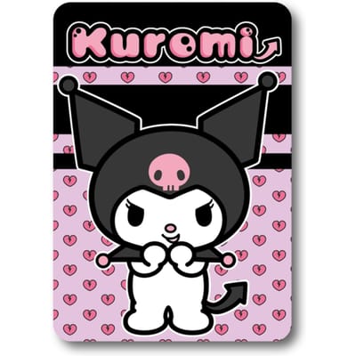 Kuromi Fleece deken 100 x 140 cm - Plaid - Meerkleurig - Kinderen