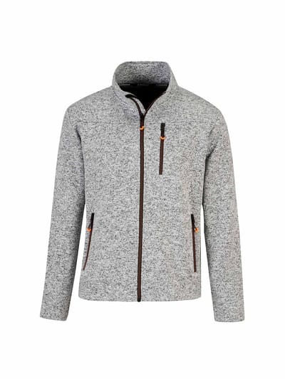 BJØRNSON Tord Gebreid Vest Heren - Outdoor - Maat 3XL - Lichtgrijs