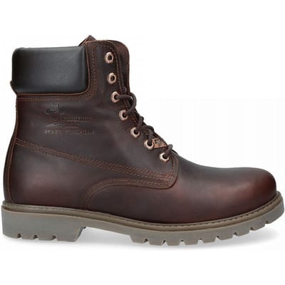 Panama Jack 03 C52 bruine herenlaarzen, waterdichte leren veters, enkelchukka, wandelen
