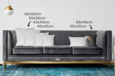 Sierkussens - Kussentjes Woonkamer - 60x40 cm - Garnalen - Zwart - Goud - Dieren