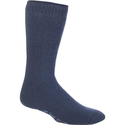 Heat Holders - Thermische pantoffelsokken voor heren - Diepblauw