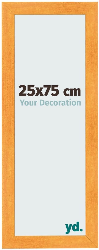 Your Decoration - Fotolijst 25x75 cm - MDF - Oranje - Pisa