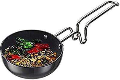 Non-stick Aluminium Tadka Pan en Frying Pan voor Gezond Koken