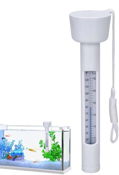 Zwembadthermometer - Drijvende meter - Water temperatuur - Batterijvrij - 0-50 graden - Meerkleurig