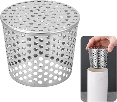 Gootbladbescherming - Bladvanger Afvoer - Dakgoot Reinigen - Roestvrij Staal - 160 Mm Diameter
