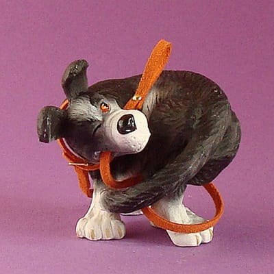 Rufus, just go! beeldje - Hond - Bijzondere honden - Hondenbeeldje - Parastone - hoogte 6 cm - polystone