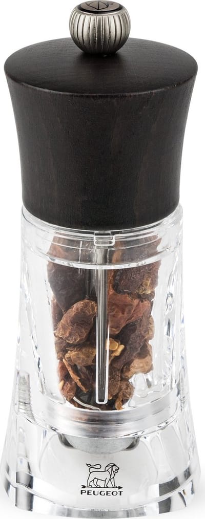Peugeot Oléron Pepermolen Voor Chili 14 cm - Chocolade - Hout/acryl