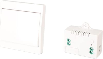 Zelfaangedreven Deurbel - Draadloze Bel - Toegang Melding - Geen Batterijen Nodig - 12 x 10 x 5 cm - Wit