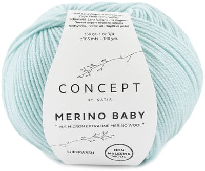 Katia Concept Merino Baby - 73 pastelblauw - Wol Garen