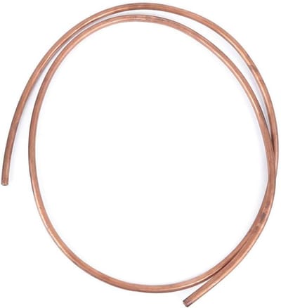 Flexibele Koperen Buis 2 Meter Zacht Coil 10mm OD voor Airco en Koelkast