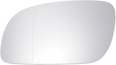 Dailygoods- Buitenspiegelglas Verwarmd - Vervanging - Voor Volkswagen Touran 2003-2010 - Glaskleur: Wit - Diagonaal Formaat: 19.7cm - Kunststof, Echt Glas - Spiegelglas
