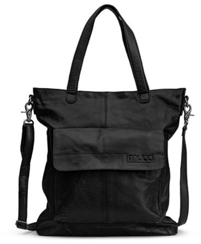 MUUD Arendal. Handgemaakt leren tas voor handwerkprojecten 35x34cm