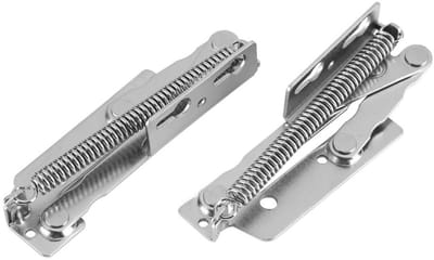 Dailygoods- Springscharnier 80° - Roestvrij Staal - Multifunctioneel - Scharnier Reparatie Plaat - Scharnier Boormal - Duurzaam