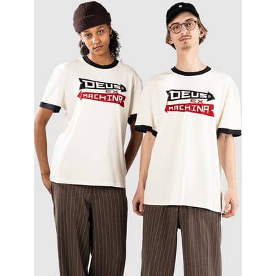 Deus Ex Machina Arrows Ringer T-Shirt wit