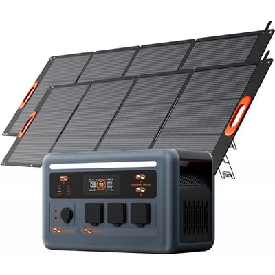 Blackview OSCAL PowerMax 1800W Draagbare Powerstation 1024Wh LFP 2*PM200 Plus zwart