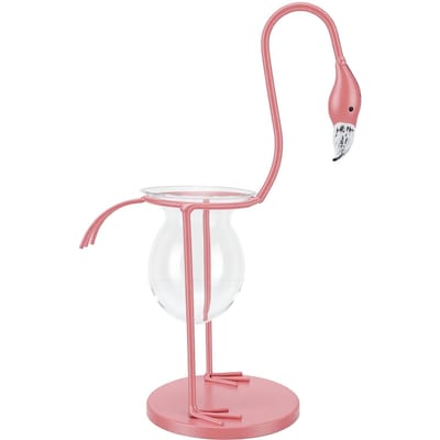 Flamant Rose Hydroponique Jardinière Ampoule Polyvalente Exquise Décorative Flamant Rose Planter de Propagation pour Décoration Intérieure Rose Type 1