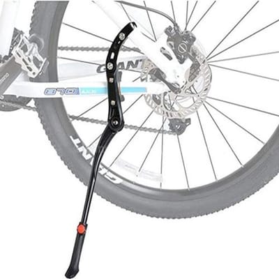 Rockbros - Fietsstandaard - Aluminium Fiets Kickstand - Verstelbare - voor 24-29 Inch Fiets - Zwart
