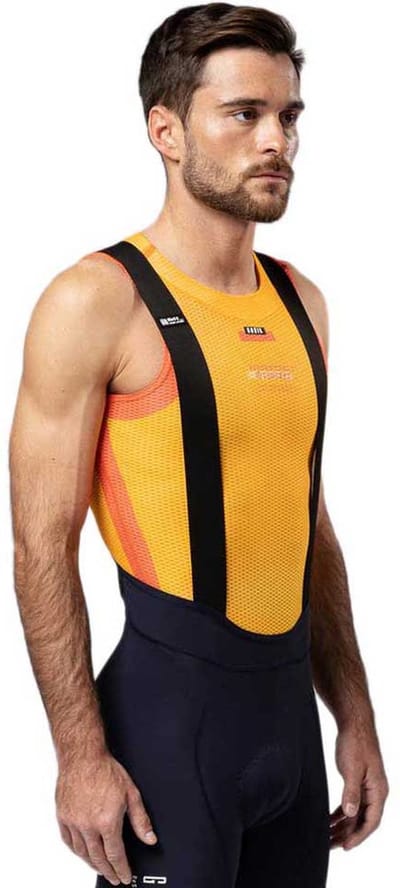 Gobik Second Skin Mouwloos Basislaag Oranje S Man