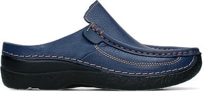 Wolky Leren Dames Muilen - Blauw - 39
