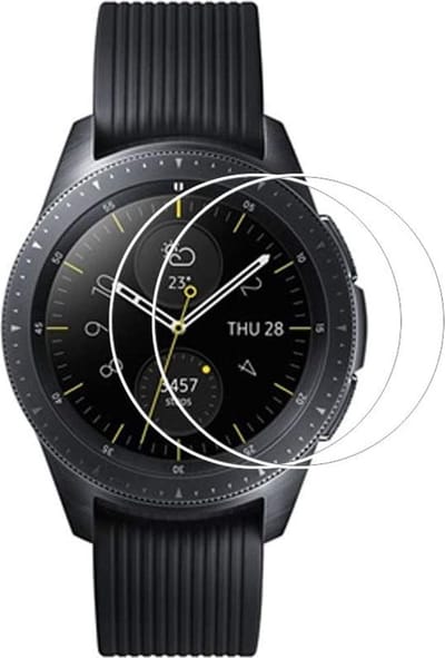Screenprotector voor Samsung Galaxy Watch (42mm) - 2 stuks Beschermglas Smartwatch van glas Transparante glazen schermbeschermfolie