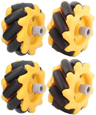 Omnidirectioneel Mecanum Wiel 48mm voor Robotica, DIY Projecten en Mobiele Platforms