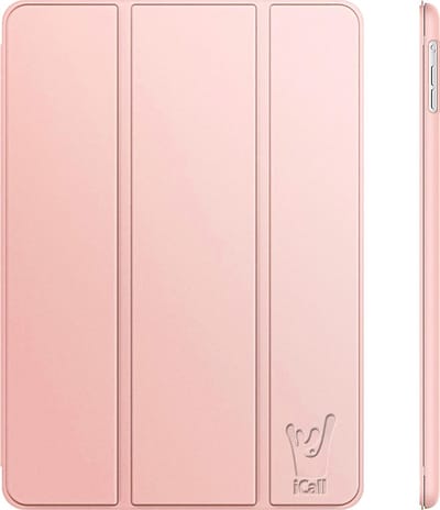 Hoes geschikt voor iPad 2020 / 2019 10.2 inch - Book Case Roségoud - Trifold