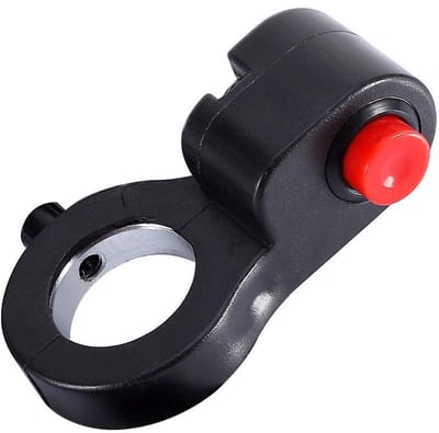 Dailygoody - Interruttore Clacson - Waterdichte Aan/Uit Schakelaar - Voor Motoren en Fietsen - Betrouwbare Schakelaar - Ideaal voor Motorrijders - Ges.
