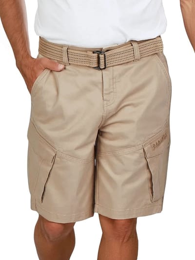 DENIMFY Heren Short DFPhil regular/straight Beige S Volwassenen Cargo shorts / korte broek
