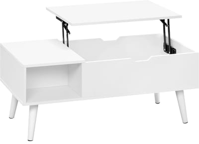 BukkitBow - Verstelbare Salontafel met Liftfunctie en Verborgen Opslag
