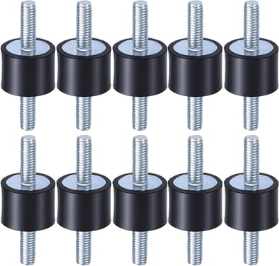 Solidchoice - 10 Stuks M6 Rubber Dempers voor Vibration Absorptie