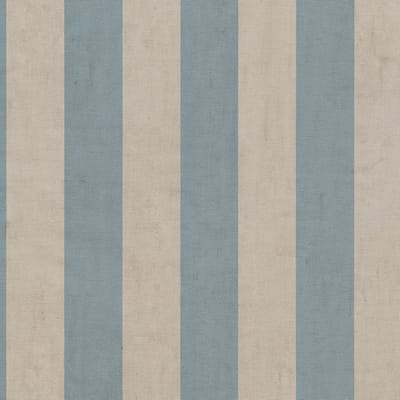 Strepen behang Profhome 782263-GU vliesbehang hardvinyl warmdruk in reliëf glad met grafisch patroon mat grijs pastelblauw 5,33 m2