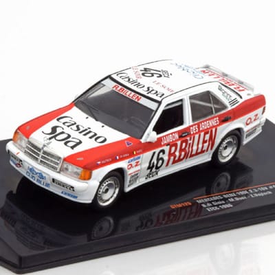 Mercedes-Benz AMG 190E #46 (Wit) (10 cm) 1/43 IXO Models - Modelauto - Schaalmodel - Miniatuurauto