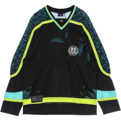 Hockey-winter-T-shirt met lange mouwen voor heren, L/s Tee, zwart