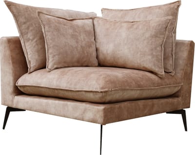 PTMD - Elementenbank Flow - Bruin - 94x94x84cm