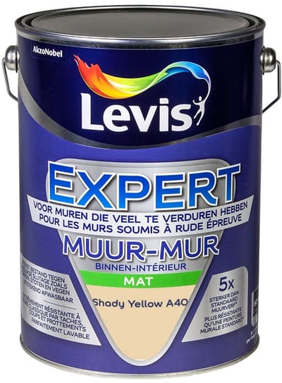 Levis - Expert Muur Binnen Mix - Shady Yellow A40 - Mengverf - 5 L