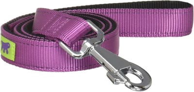 Nylon hondenriem dubbele halsband DUAL G Colours in trendy kleuren